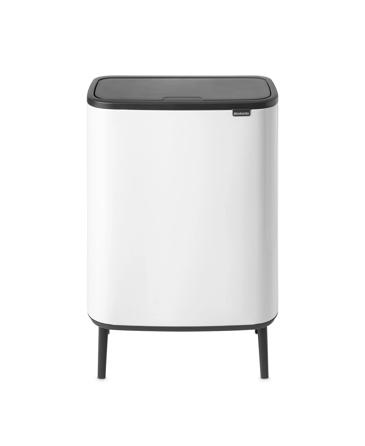 Papperskorg 2x30L BO Touch Bin med ben Vit