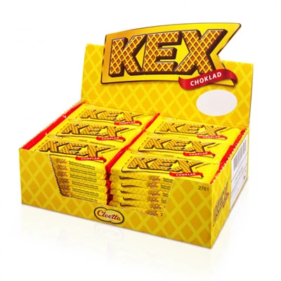 Cloetta Kexchoklad 60g 48st/kolli