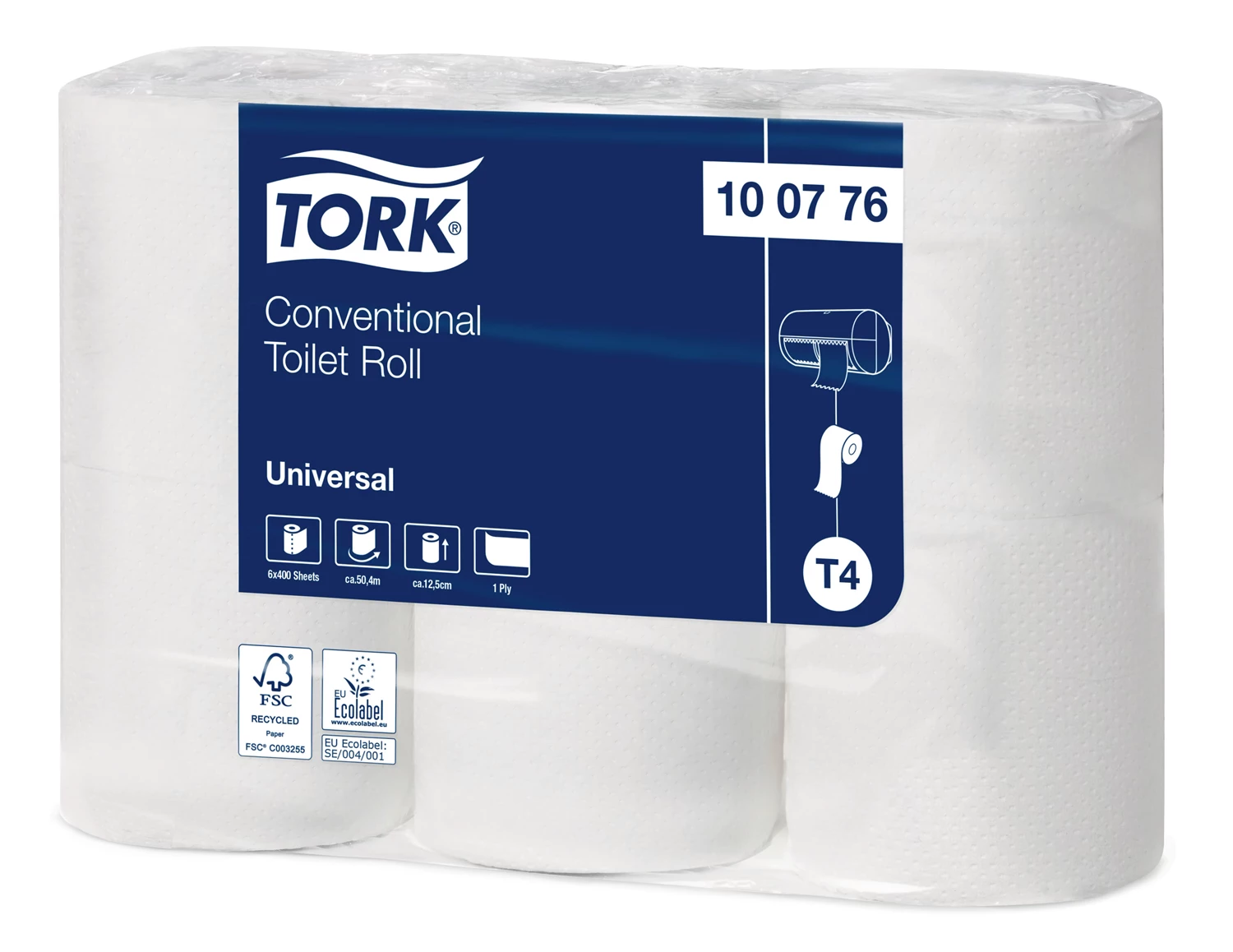 Toalettpapper Tork Universal T4 1-lag 50,4m 48rl