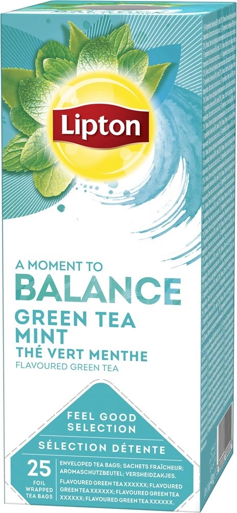 Te Lipton Classic Green Tea Mint 25st/fp