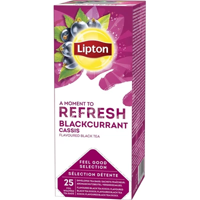 Te Lipton Classic Blackcurrant Tea 25st/fp