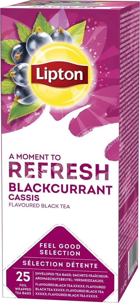Te Lipton Classic Blackcurrant Tea 25st/fp
