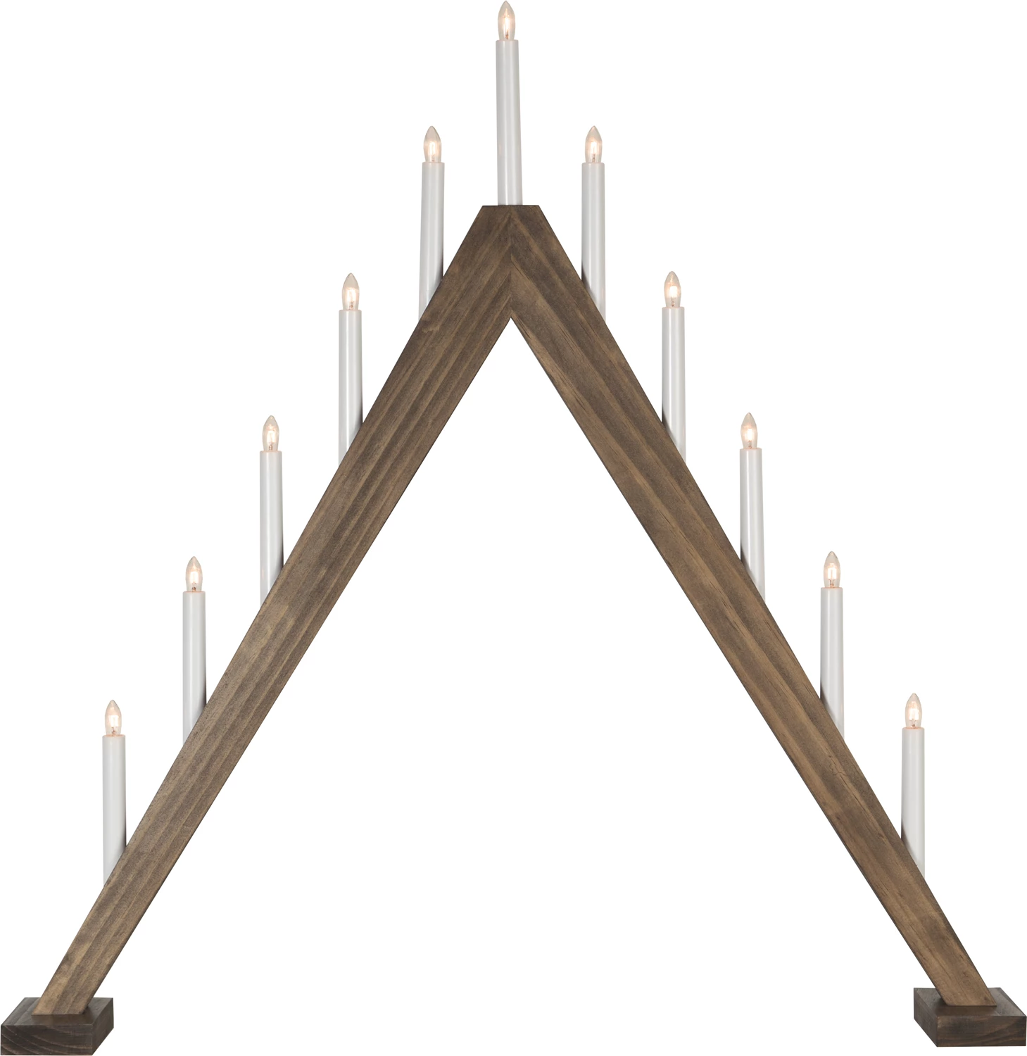 Ljusstake Trill 11 lampor, 78x79cm Brun