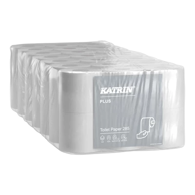Toalettpapper Katrin Plus 3-lags 35,6m 42rl/kolli