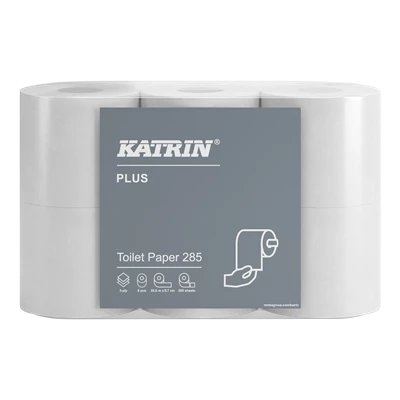 Toalettpapper Katrin Plus 3-lags 35,6m 42rl/kolli