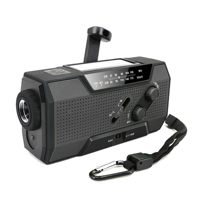 Nödradio Solar Hand Crank Radio Pro