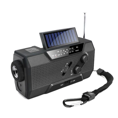 Nödradio Solar Hand Crank Radio Pro