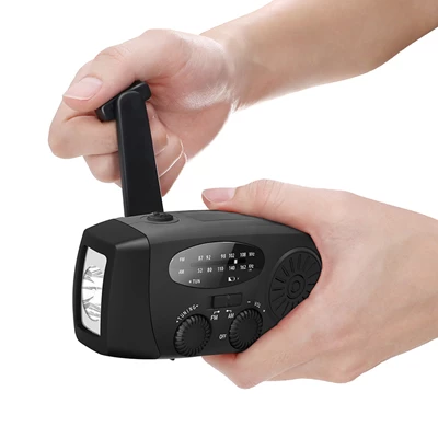 Nödradio Solar Hand Crank Radio Small