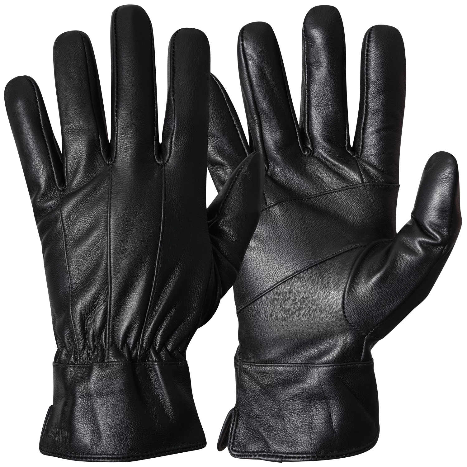 Skinnhandske fodrad Svart 119.1101 strl 6