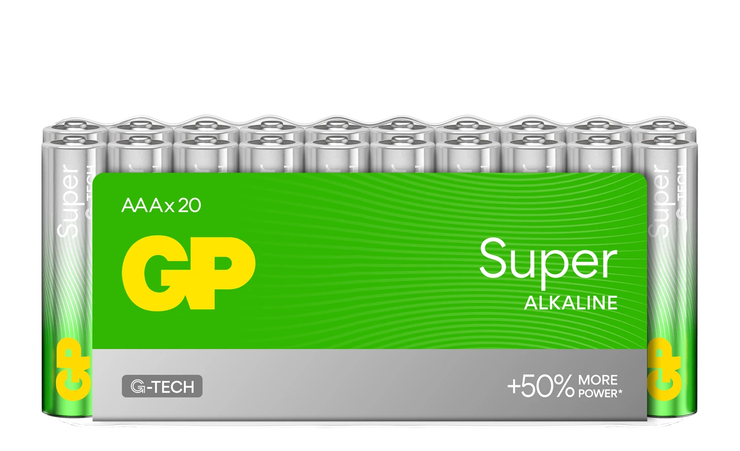 Batteri GP Super Alkaline AAA 20/fp