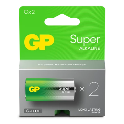 Batteri GP super Alkaline C 2/fp