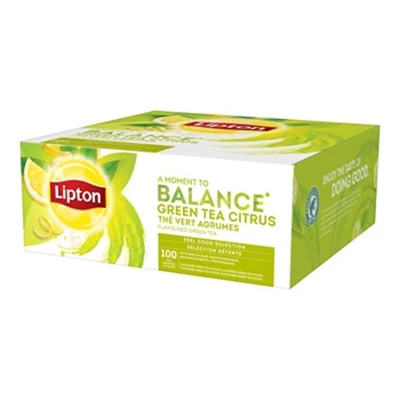 Te Lipton Balance Green Tea Citrus 100st/fp