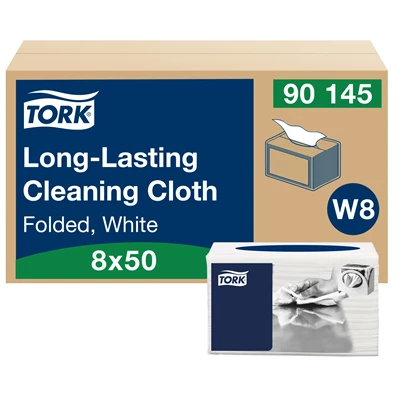 Rengöringsduk Tork Slitstark W8 50/fp