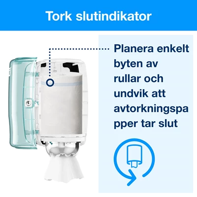 Handtorkpapper Tork Adv M1 C-matad 1-lag 120m 11st