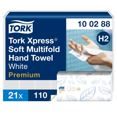 Pappershandduk Tork Premium H2 Kedje Mjuk 2310st