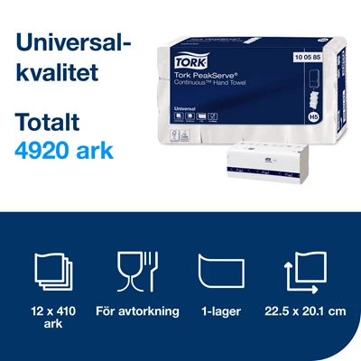 Pappershandduk Tork Universal H5 PeakServe 4920st