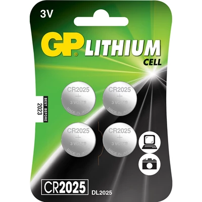 Knappcellsbatteri GP Litium 2025