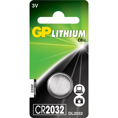 Knappcellsbatteri GP Litium 2032