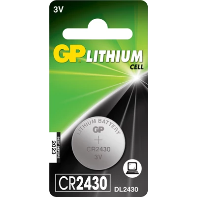 Knappcellsbatteri GP Litium 2430