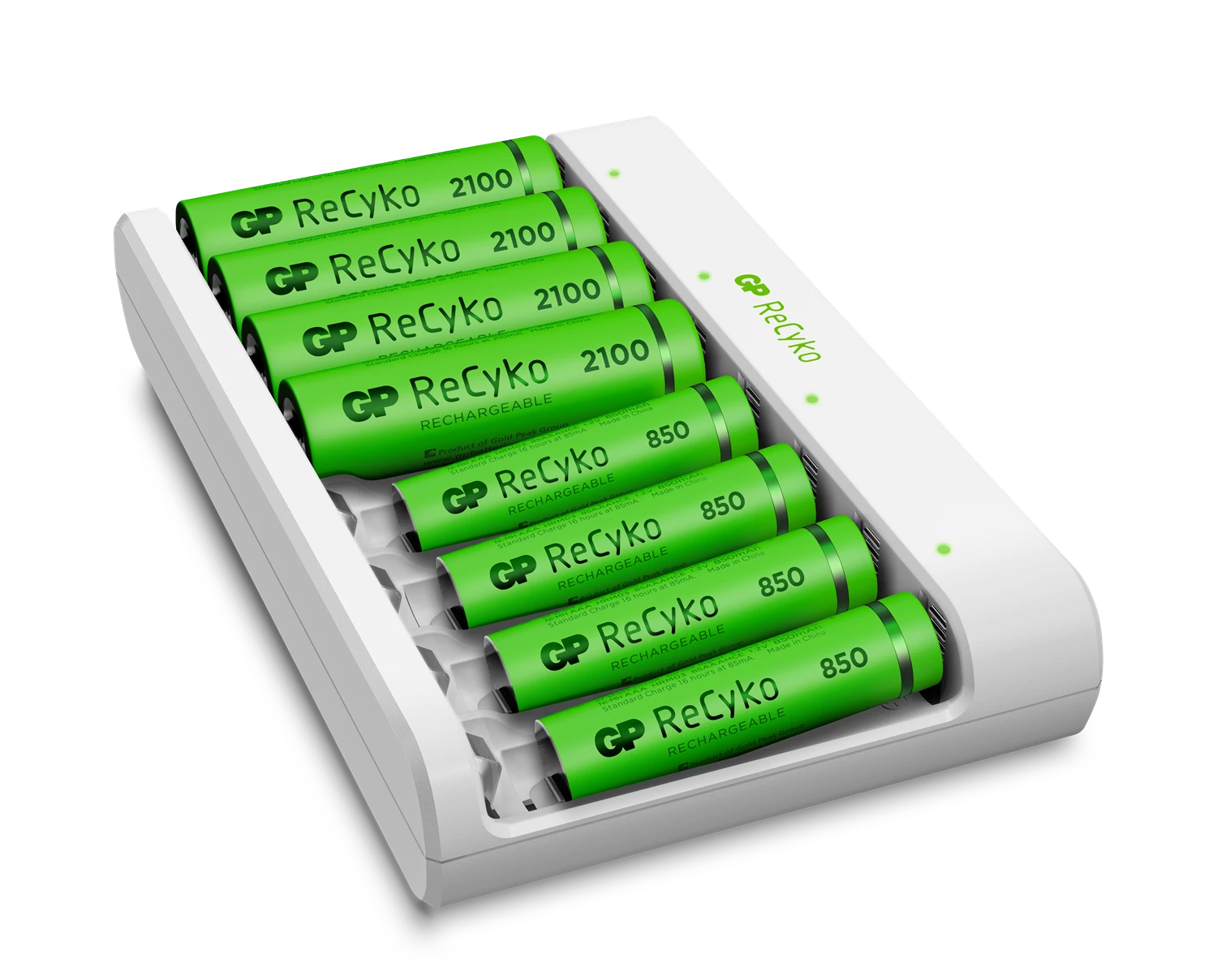 Batteriladdare GP ReCyko 4xAA & 4xAAA