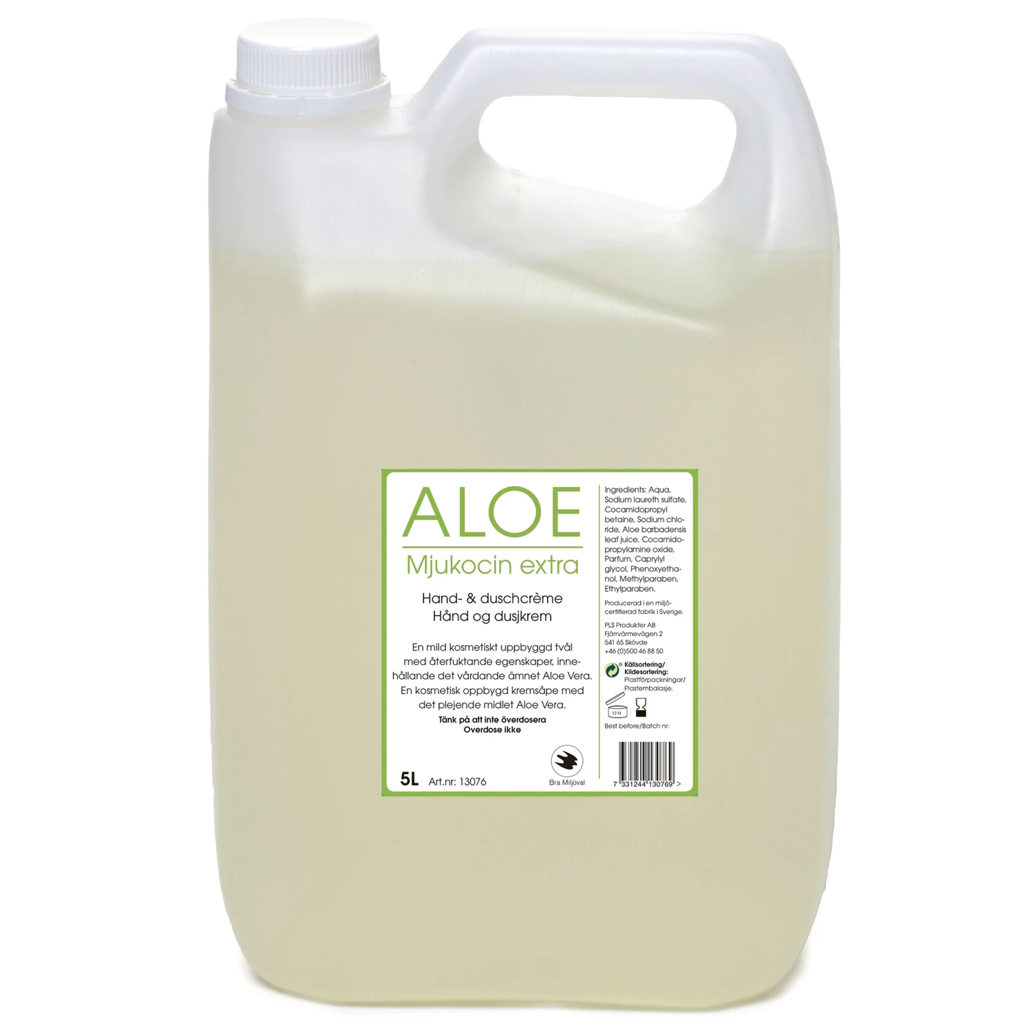 Handtvål PLS Aloe Mjukocin Extra 5L