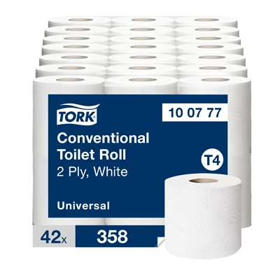 Toalettpapper Tork Universal T4 2-lag 45m 42rl
