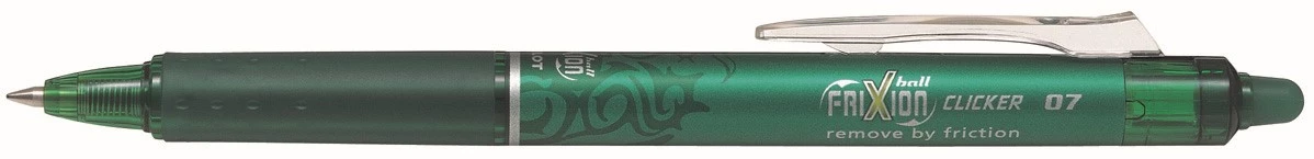 Penna Kul Frixion Clicker 0,7 grön
