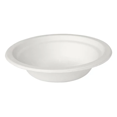Fibertallrik Djup 18cm 1000st vit