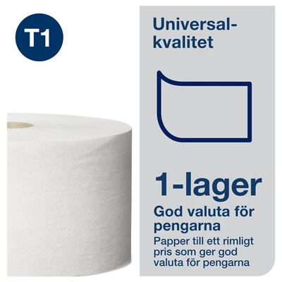 Toalettpapper Tork Universal Jumbo T1 1-lags 6rl
