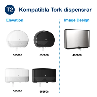 Toalettpapper Tork Uni Mini Jumbo T2 1-lag 12rl