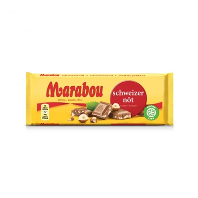 Choklad Marabou Schweizernöt 100g 22/fp