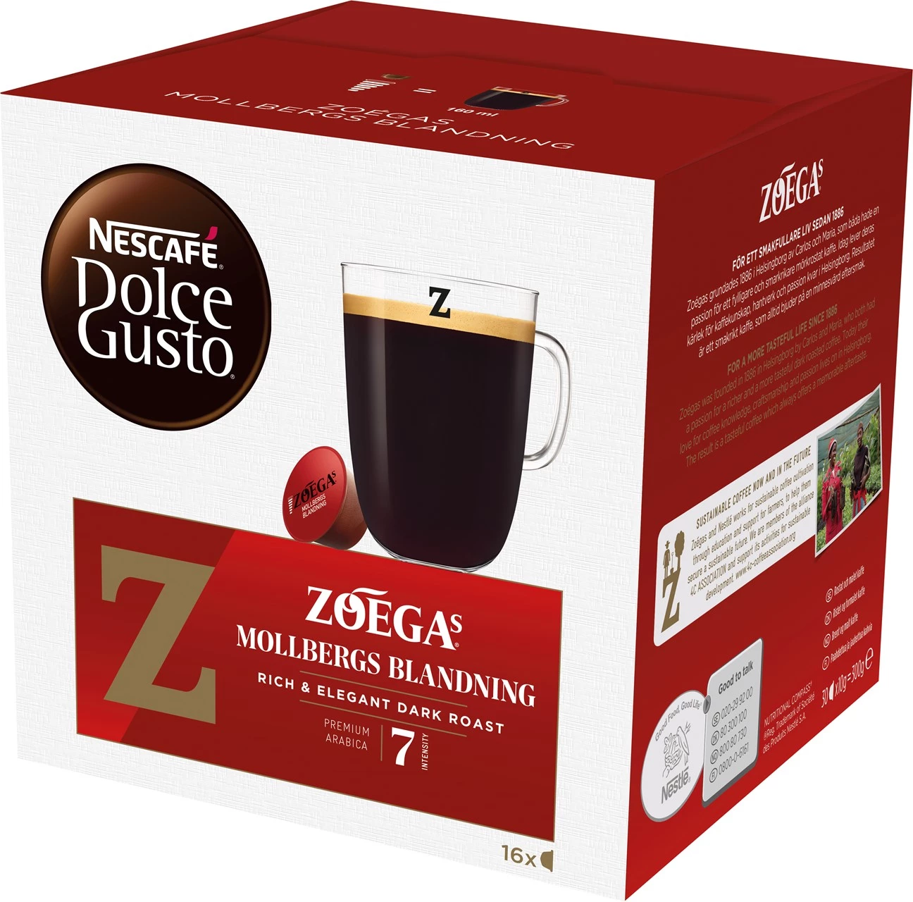 Kaffekapslar Nescafé DG Mollbergs Blandning 48st