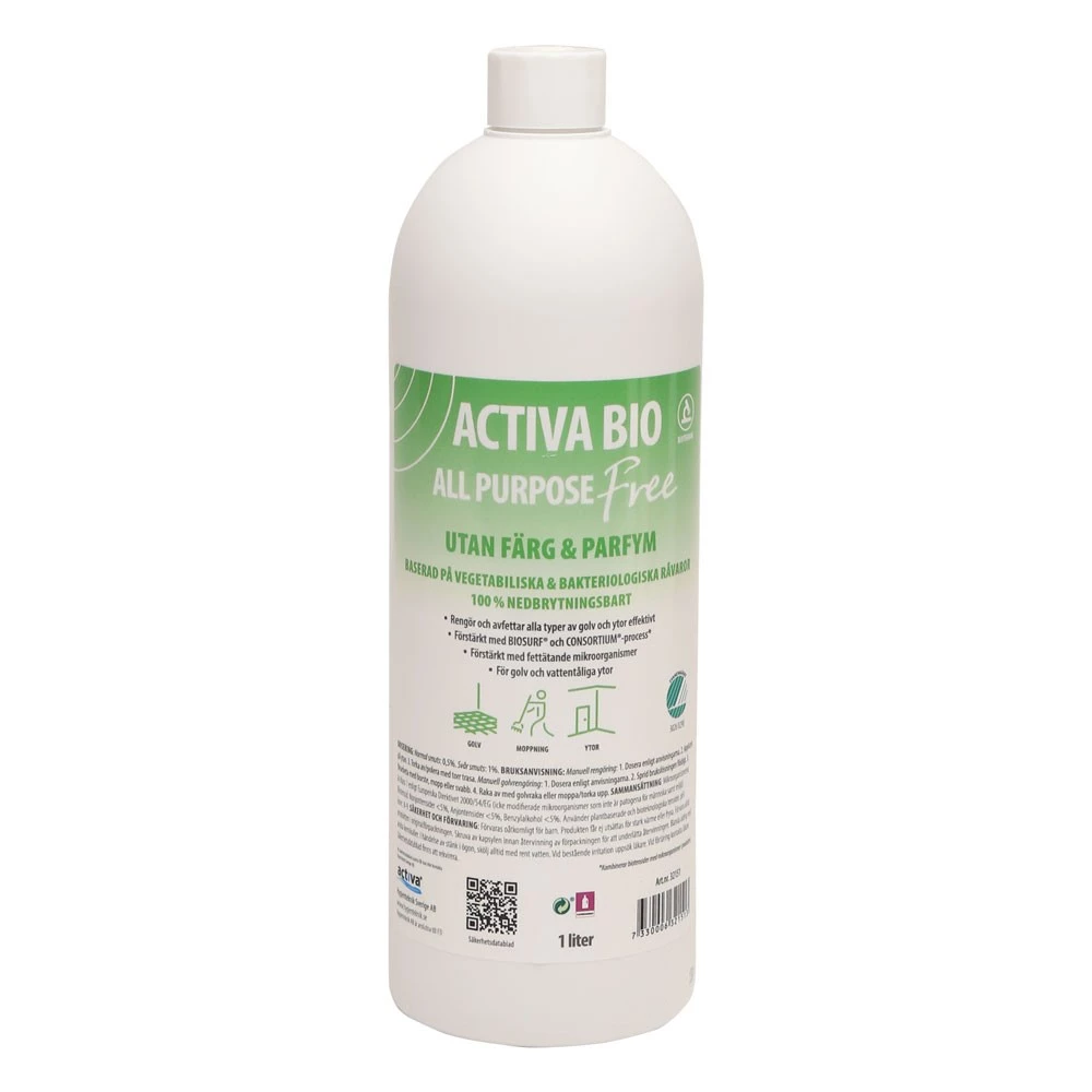 Allrengöring Activa Bio ECO oparf 1L 6st/kolli