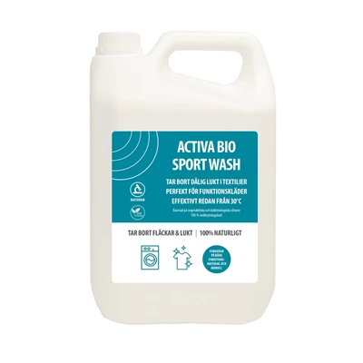 Tvättmedel Activa Bio Sport Wash 5L 2st/kolli