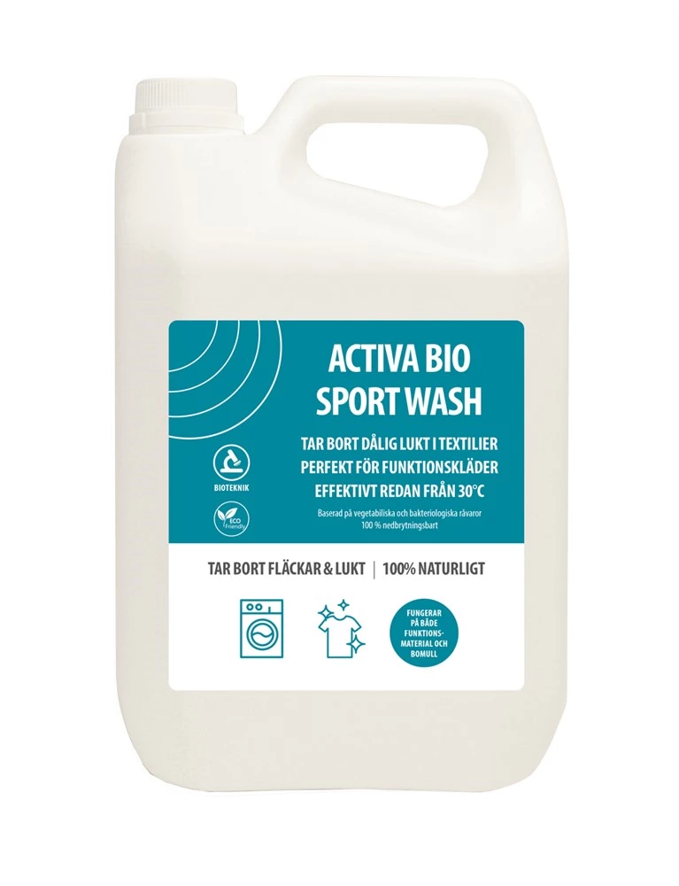 Tvättmedel Activa Bio Sport Wash 5L 2st/kolli