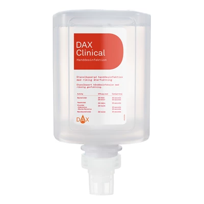 DAX Handdesinfektion Clinical Refill 1L 6st/kolli