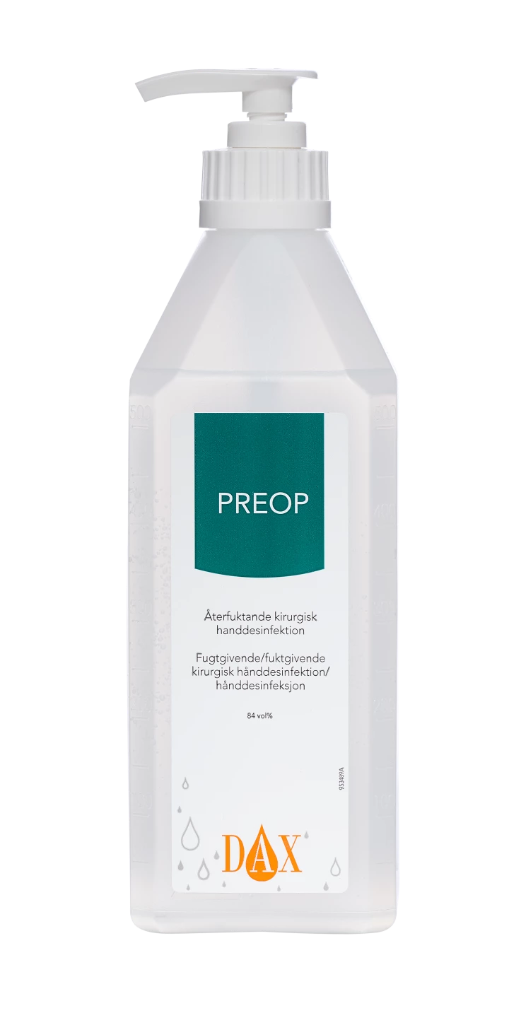 Handdesinfektion DAX Preop 80% 600 ml
