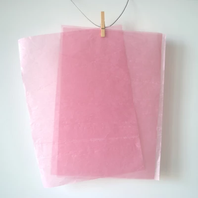 Vaxat silke rosa 25g 50x75cm 5kg