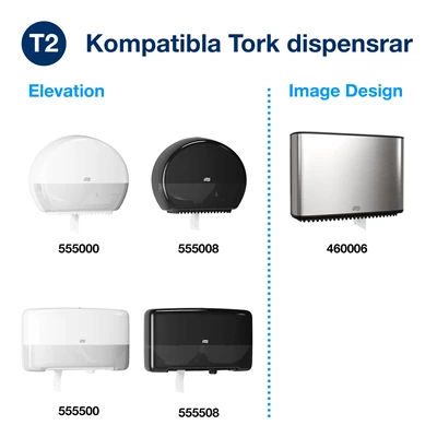 Toalettpapper Tork Advanced T2 Mini Jumbo 12rl