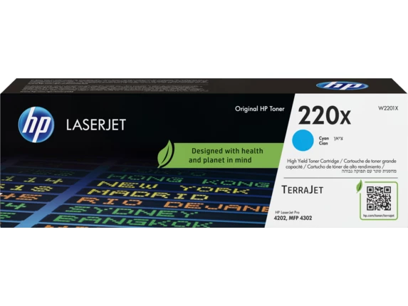 Lasertoner HP W2201X Cyan 5,5K