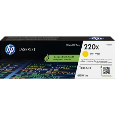 Lasertoner HP W2202X Gul 5,5K