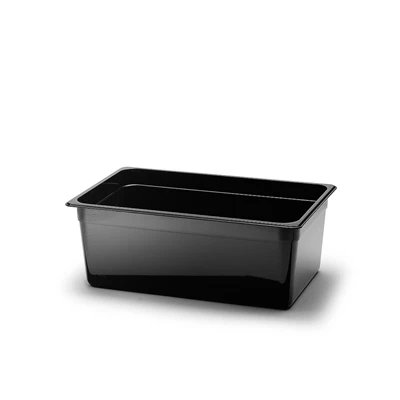 Kantin GN 1/1-200 svart polykarbonat 25,6 L