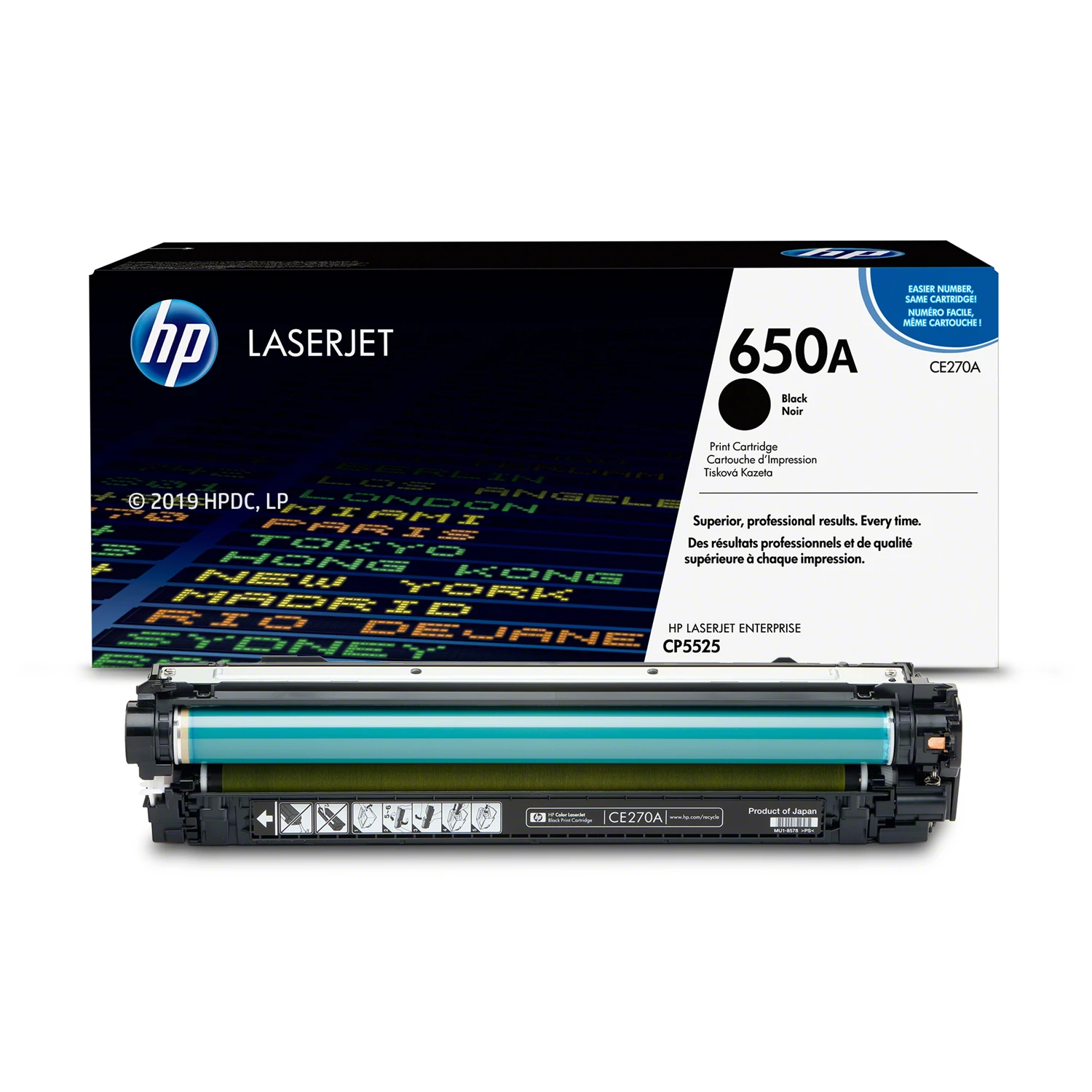 HP Color LaserJet CE270A black toner