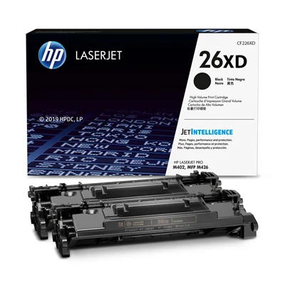 HP LaserJet 26X black toner dualpack