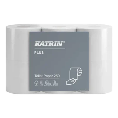 Toalettpapper Katrin Plus 2-lags 36,82m 42rl/kolli