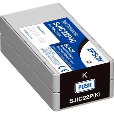 Bläckpatron Epson SJIC22P Svart 