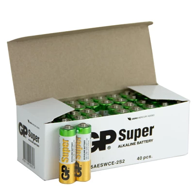 Batteri GP Super Alkaline AA 40/fp