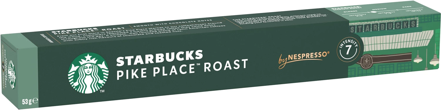 Kaffekapslar Starbucks Nespresso Pike Place 10st
