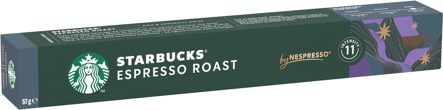 Kaffekapslar Starbucks Nespresso EspressoDark 10st