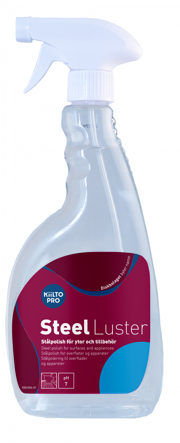Kiilto Pro Steel Luster 750 ml